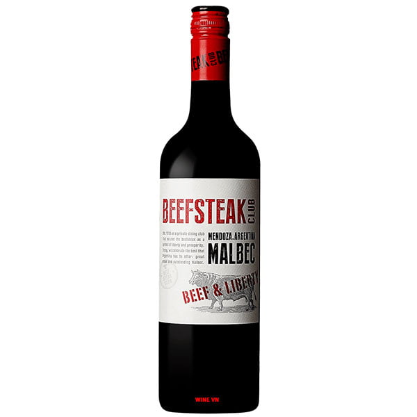 Rượu Vang Beefsteak Club Malbec Beef & Liberty