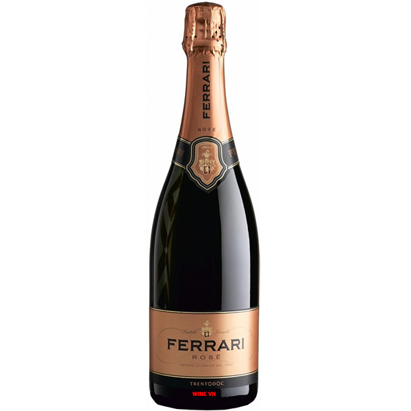 Rượu Vang Nổ Ferrari Rose Trentodoc