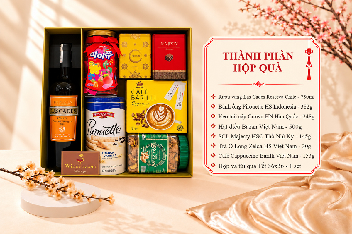 Hộp Quà Tết Đoàn Viên HQT2538 5 Hộp Quà Tết Đoàn Viên HQT2538 - Ảnh 5