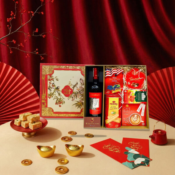 Hộp Quà Tết Sắc Xuân Tone Đỏ