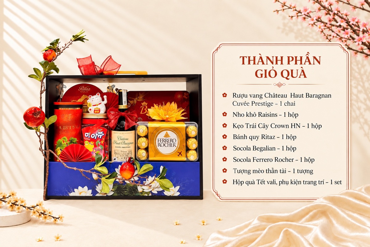 Hộp Quà Tết Cao Cấp Thịnh Vượng HQT2543 4 Hộp Quà Tết Cao Cấp Thịnh Vượng HQT2543 - Ảnh 4