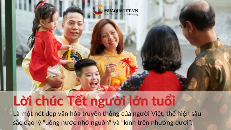 Ý nghĩa chúc Tết người lớn tuổi