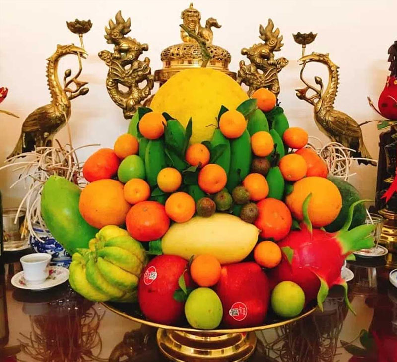 Táo đỏ trái cây ngày Tết