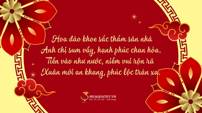 Thơ chúc Tết anh chị