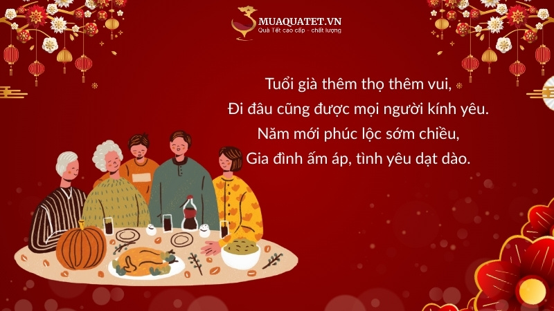 Thơ chúc Tết dành cho người lớn tuổi