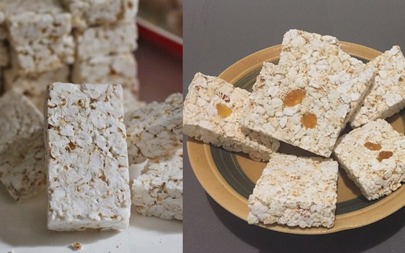 Bánh cốm sữa loại bánh Tết quen thuộc