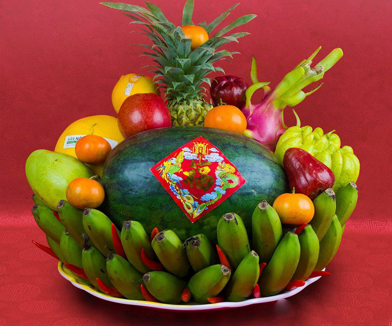 Chuối xanh đại diên cho hành Mộc