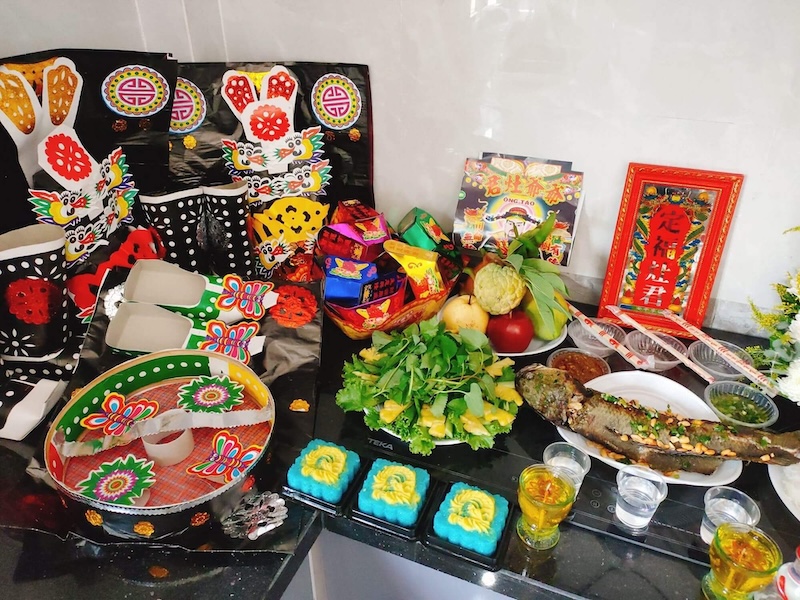 Mâm cúng ông Công ông Táo gồm những gì