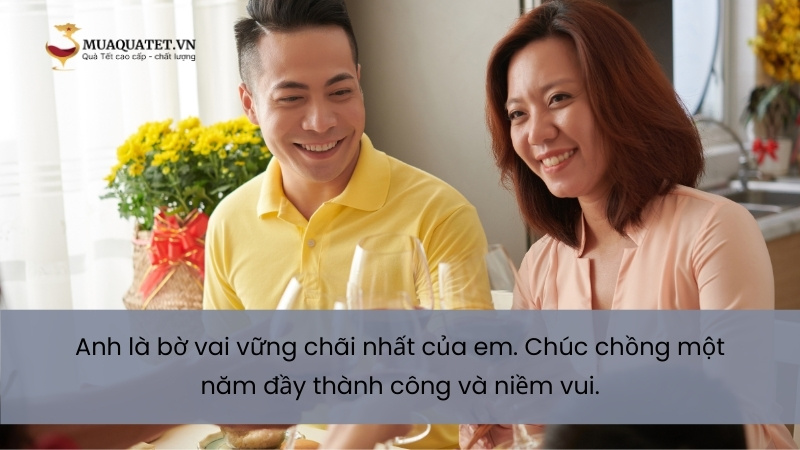 Lời chúc Tết chồng ngắn gọn, ý nghĩa