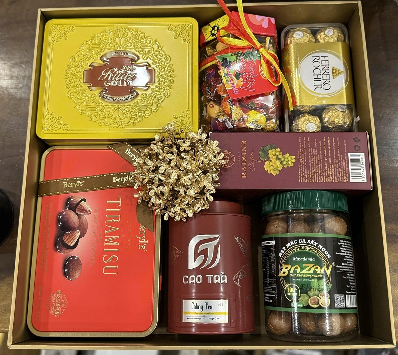 Hộp quà Tết không rượu cao cấp