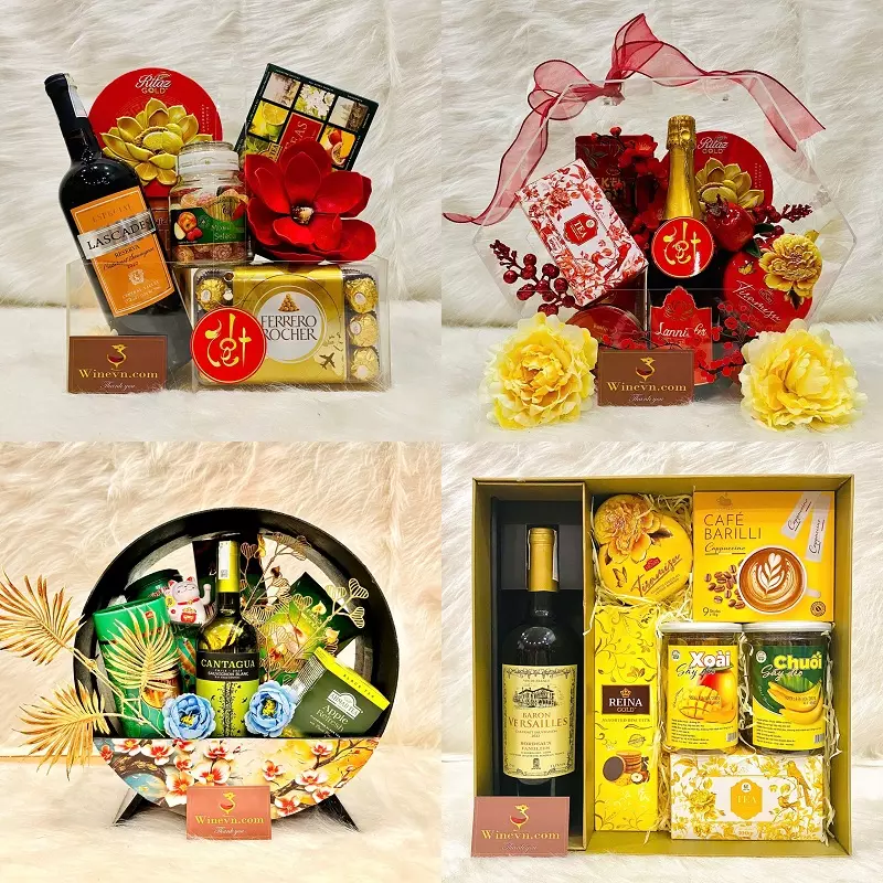 giỏ quà tặng sếp dịp Tết Dương lịch