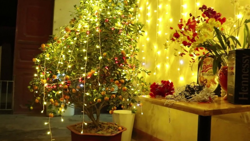 Đèn nháy trang trí nhà đón Tết