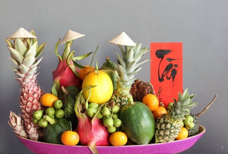 Đủ đủ trái cây ngày Tết