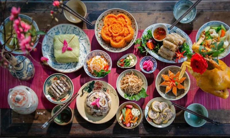 Mâm cúng mùng 3 miền Bắc