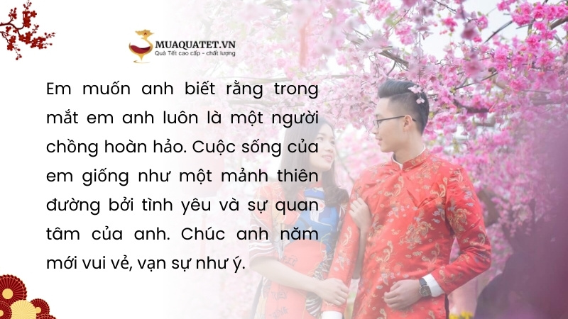 Chúc Tết chồng qua tin nhắn