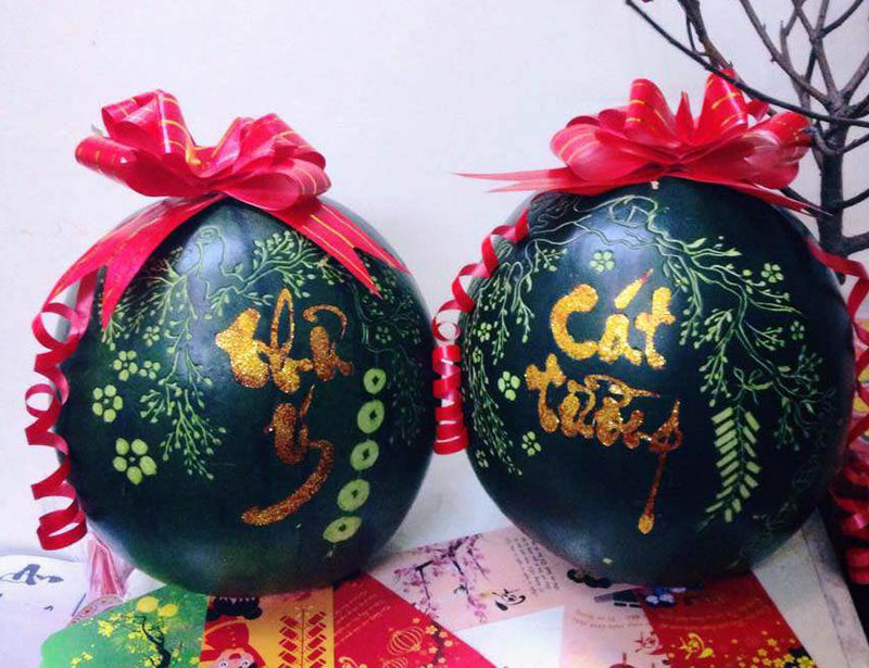 Dưa hấu là loại quả không thể thiếu trong ngày Tết