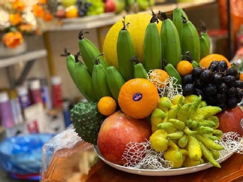 Mâm ngũ quả truyền thống