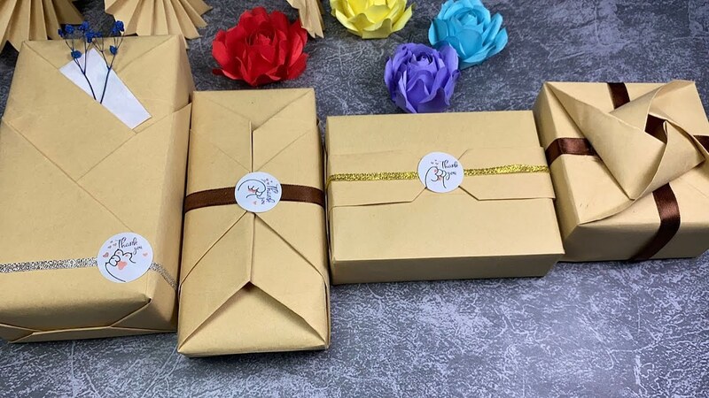 cách bọc quà sinh nhật
