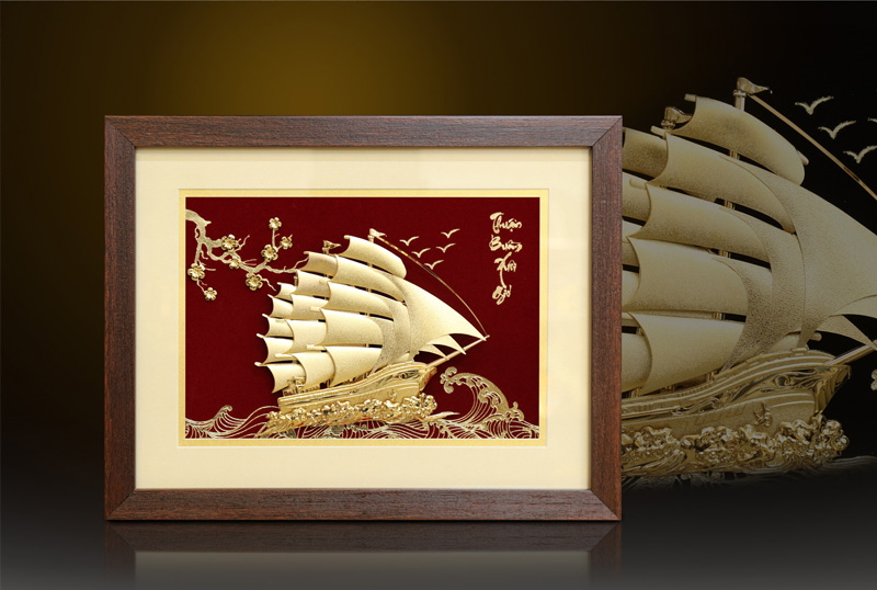 Tặng bố tranh phong thủy