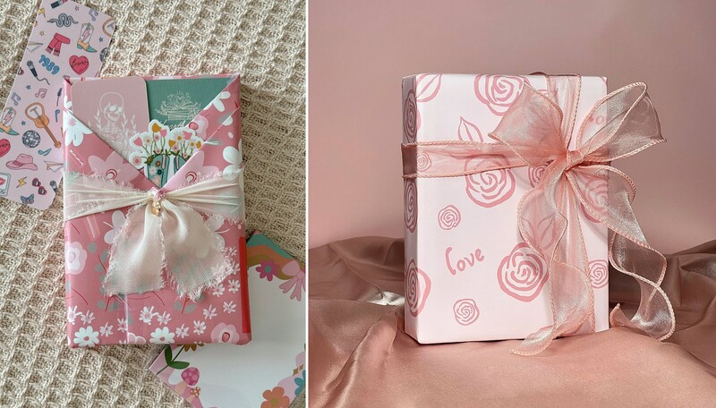 Gói quà sinh nhật theo phong cách nữ tính