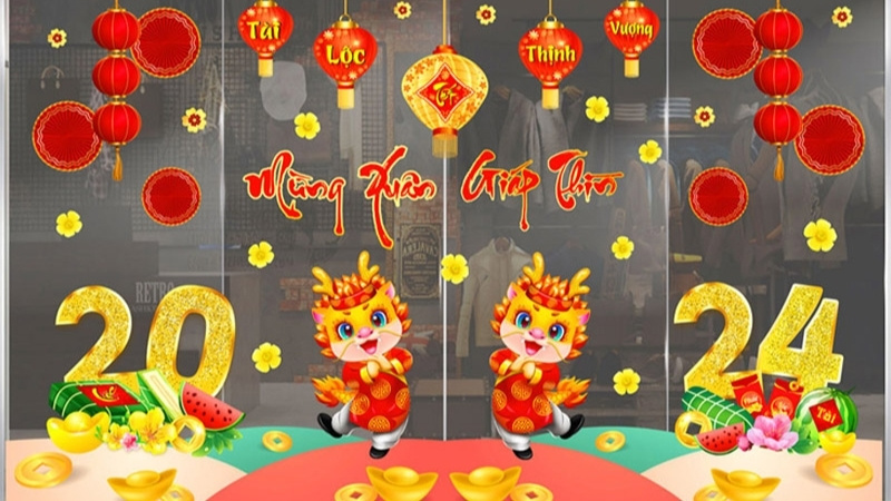 Trang trí không gian văn phòng bằng hình ảnh con giáp