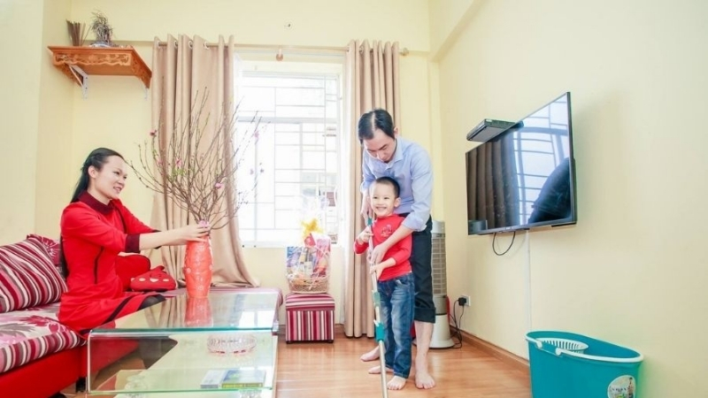Dọn dẹp và trang trí nhà cửa dọn Tết