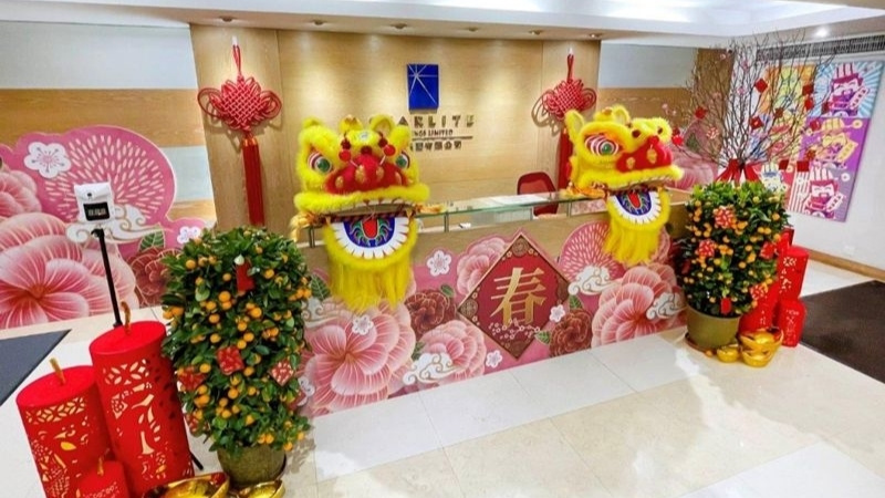 Trang trí Tết văn phòng với cây quất