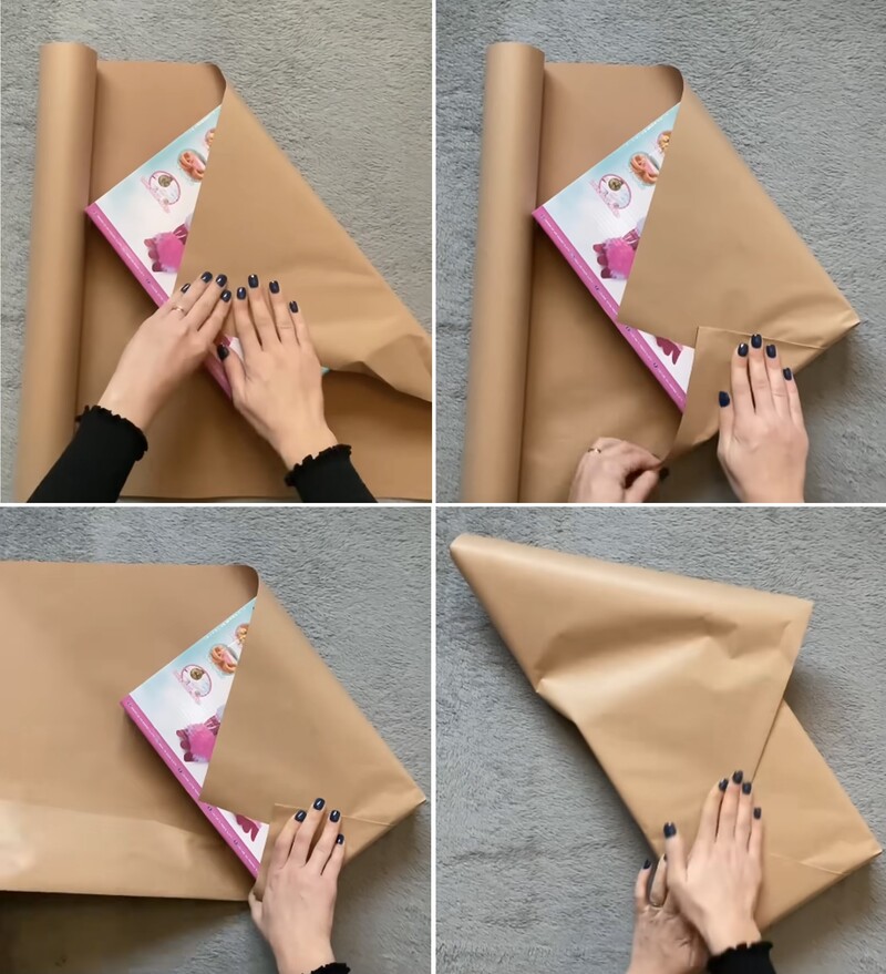 gói quà sinh nhật bằng giấy kraff