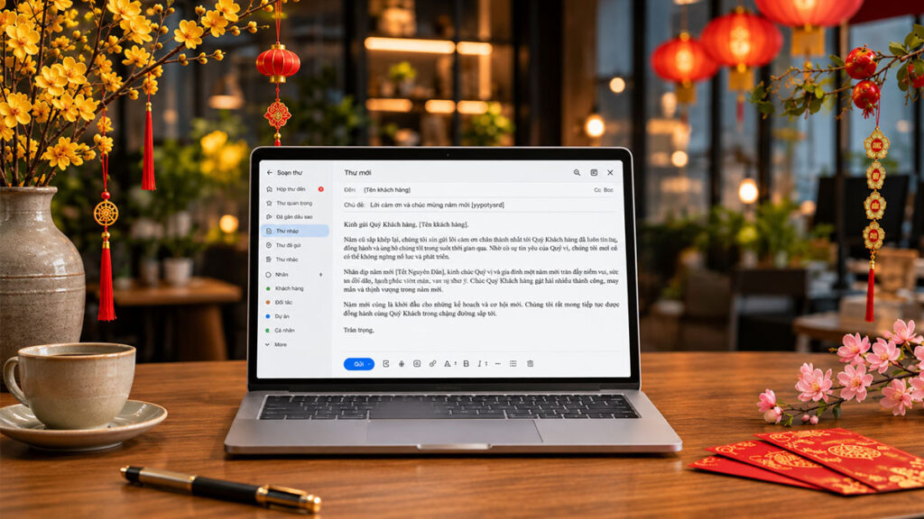 Email chúc Tết khách hàng