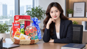 Giỏ quà Tết 100k