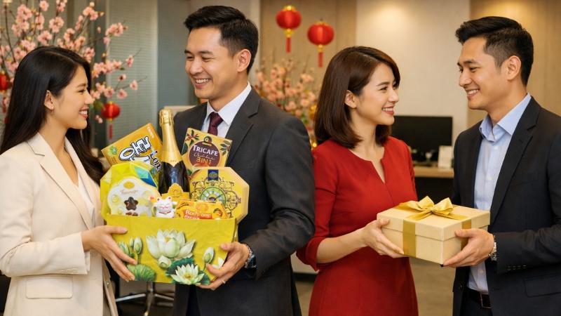 Quà Tết cho đồng nghiệp