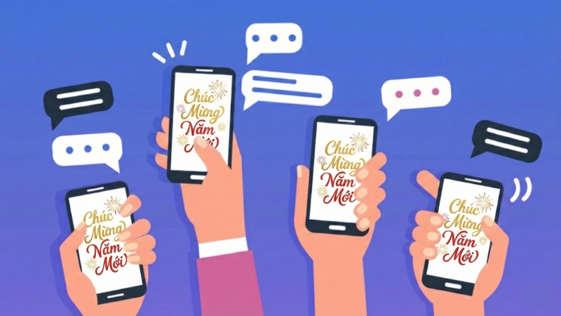 99+ tin nhắn chúc mừng năm mới, chúc Tết hay, ý nghĩa 13 tin nhắn chúc mừng năm mới