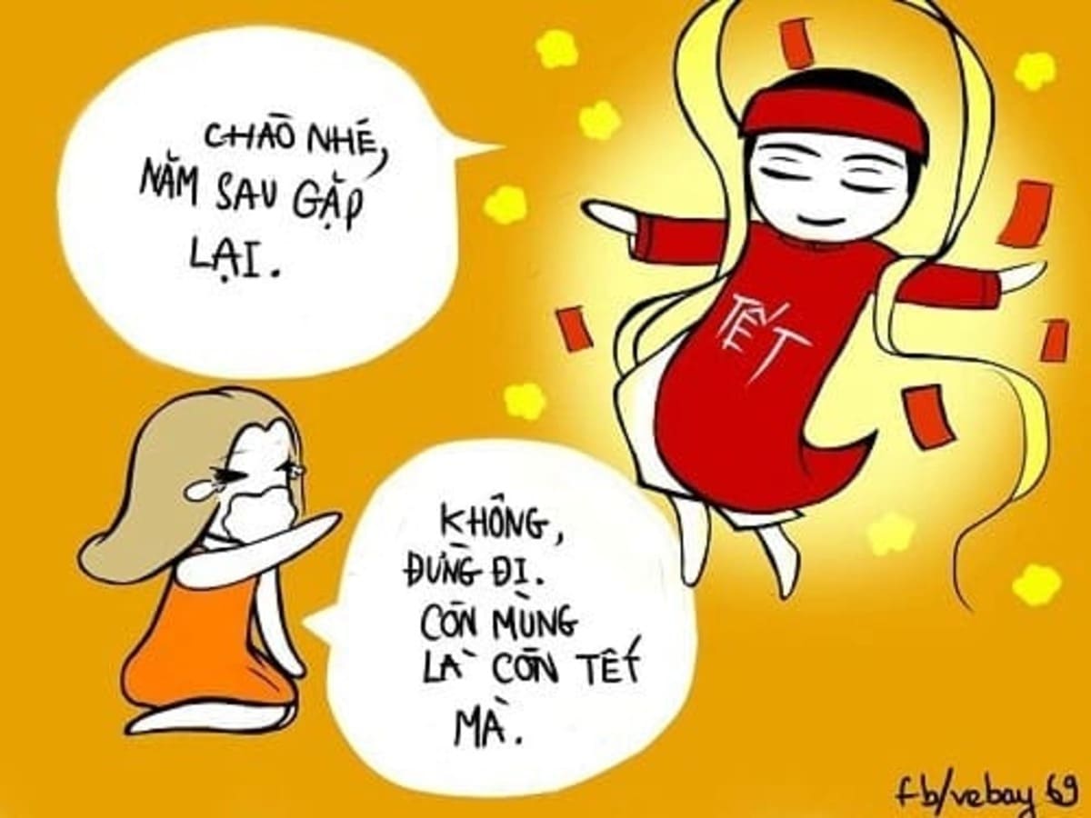 Ảnh chế hết tết