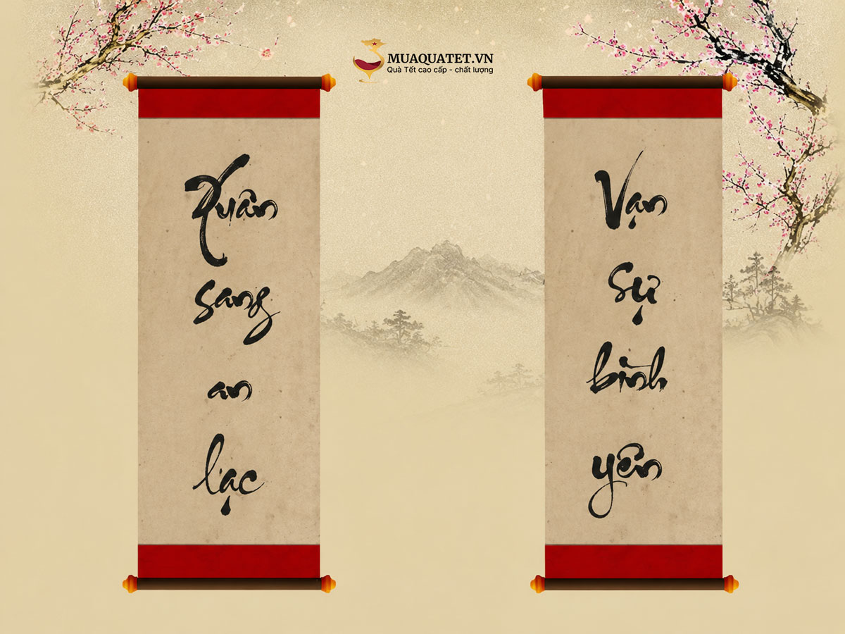 Chúc Tết 4 chữ cầu bình an