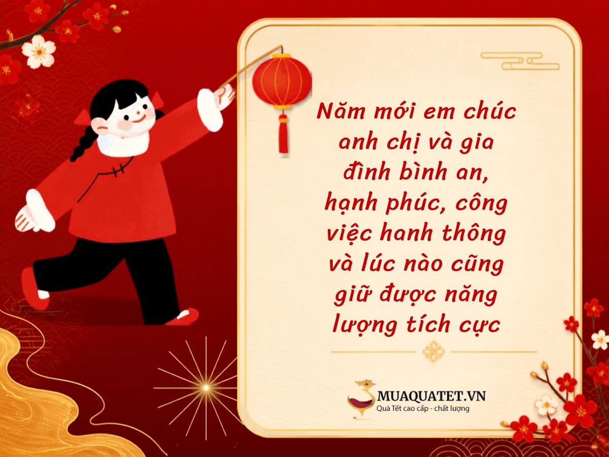 Lời chúc Tết anh chị một câu
