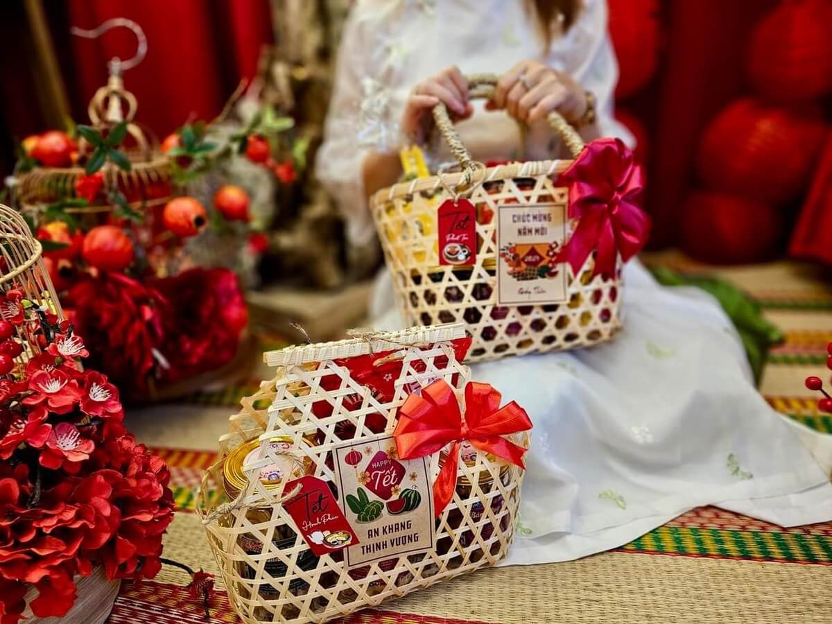 Giỏ quà Tết nhỏ
