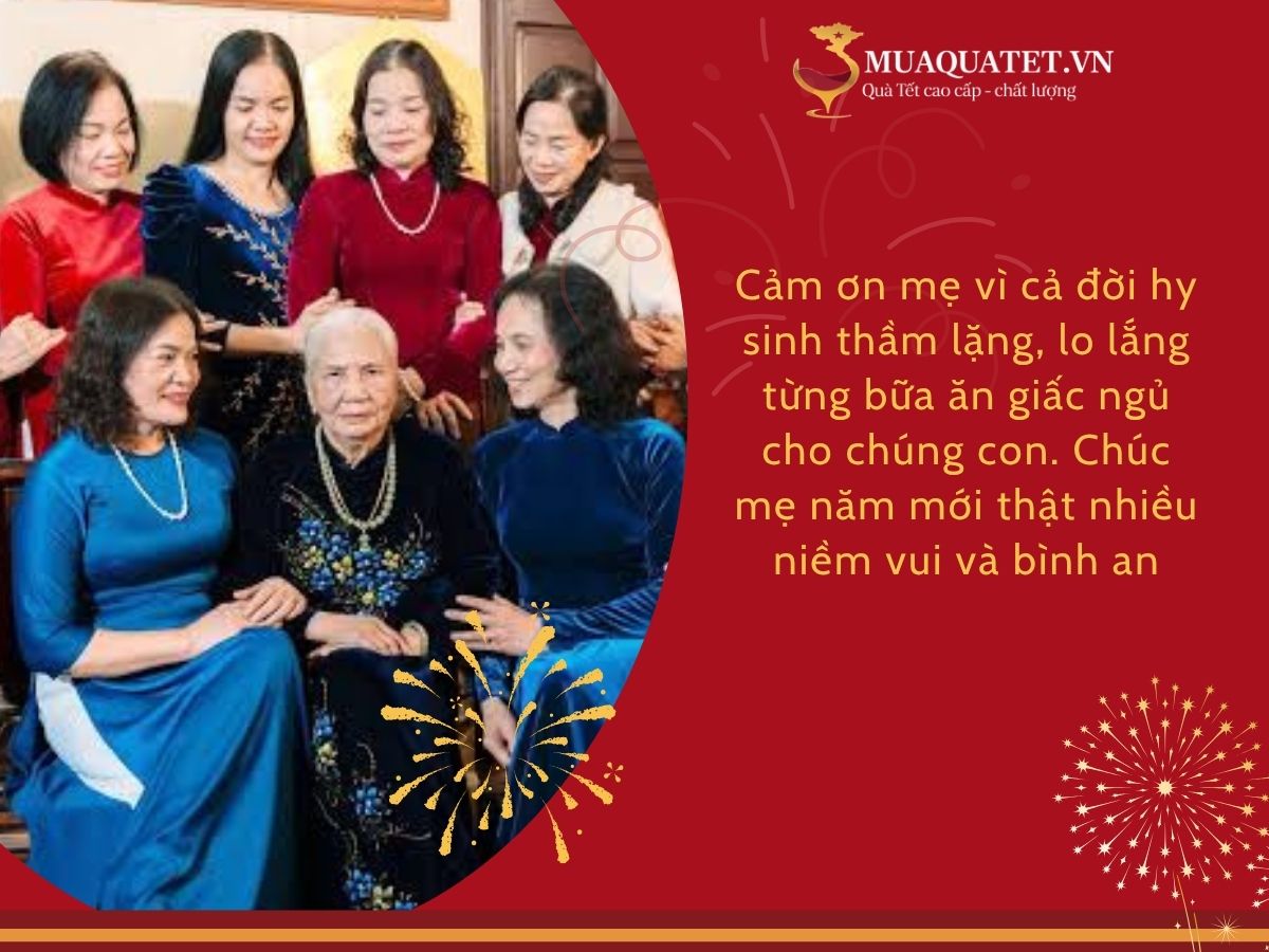 Lời chúc Tết dành riêng cho mẹ