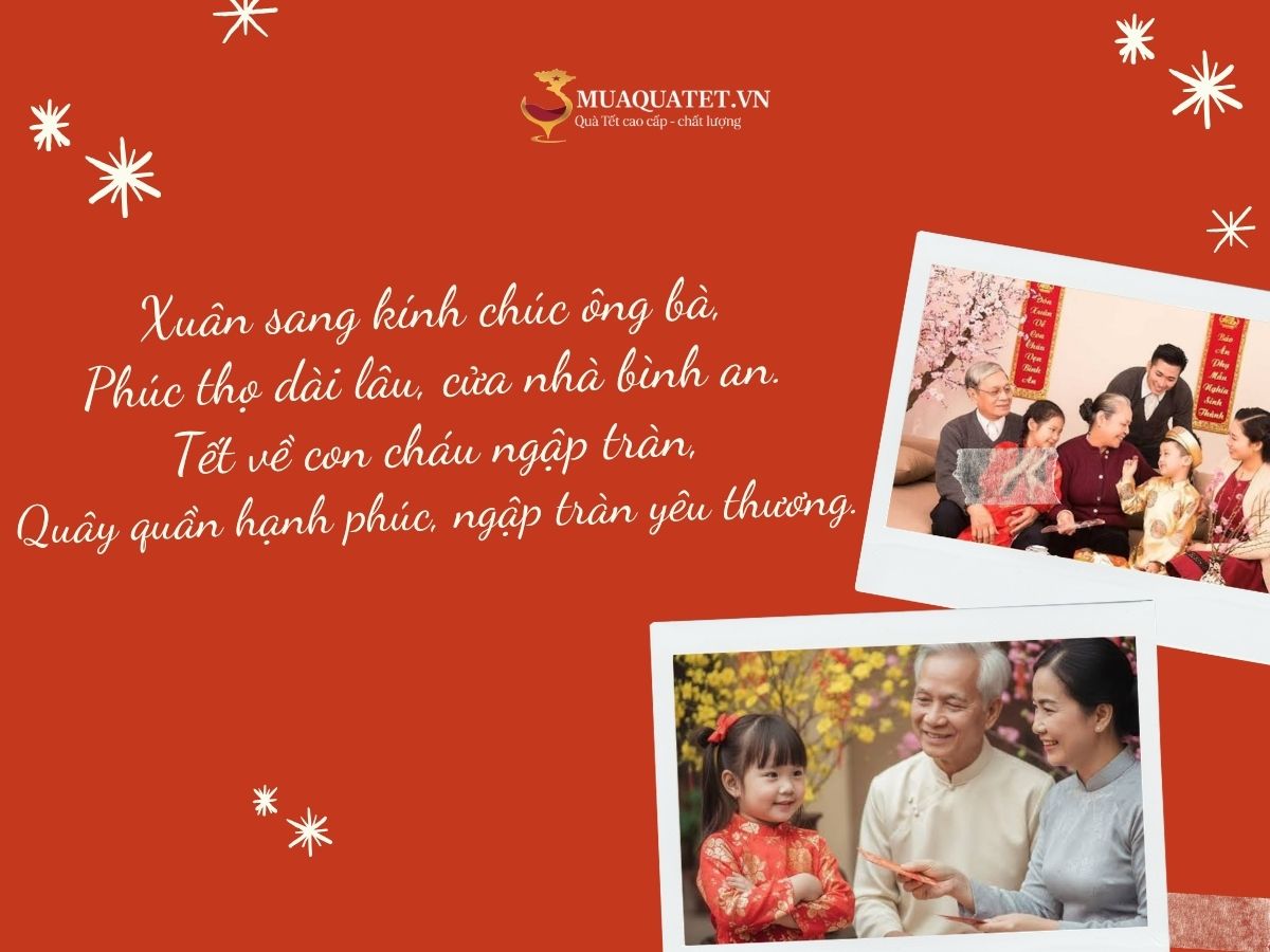 Thơ bốn câu chúc ông bà