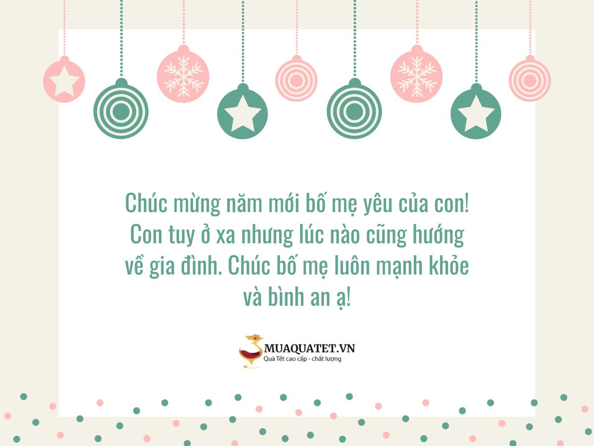 Tin nhắn chúc Tết bố mẹ qua Zalo