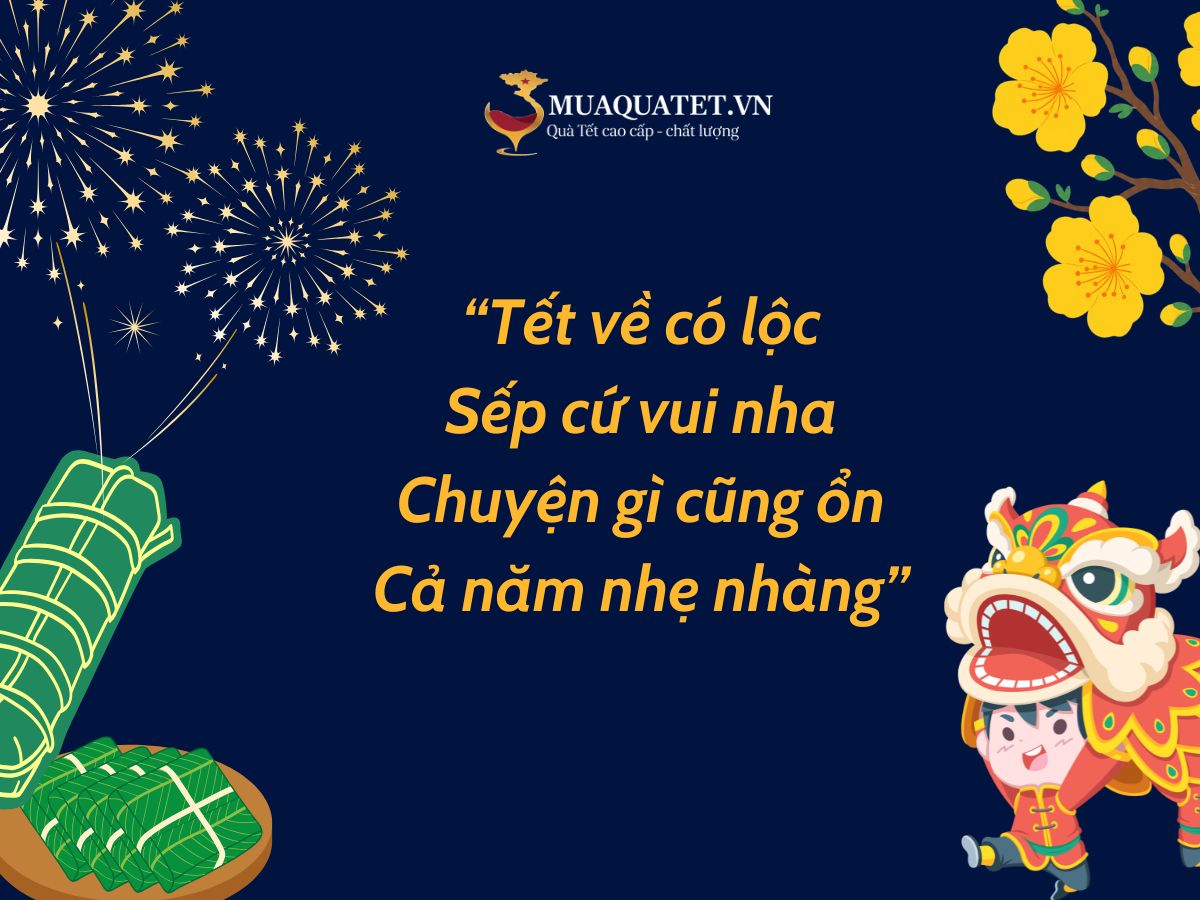 Thơ chúc Tết sếp vui vẻ, hài hước