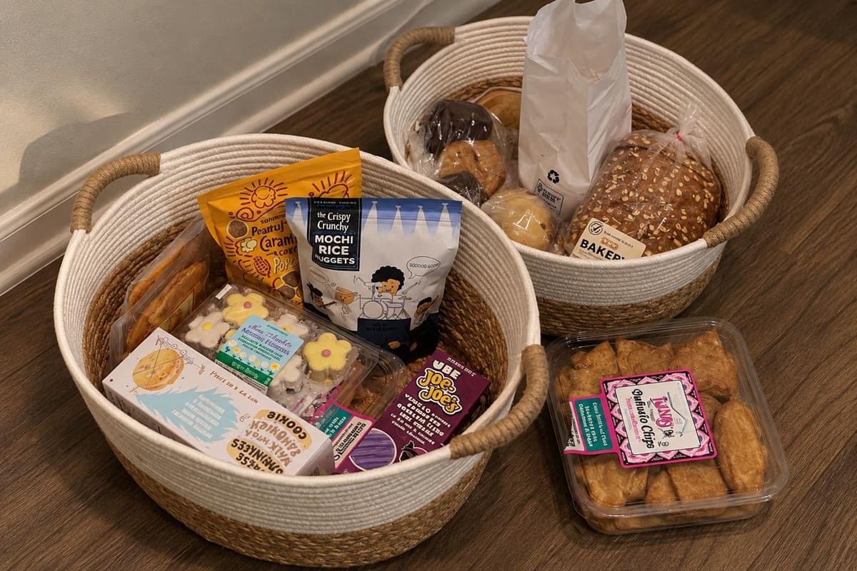 Giỏ bánh Tết sum vầy cùng cả team