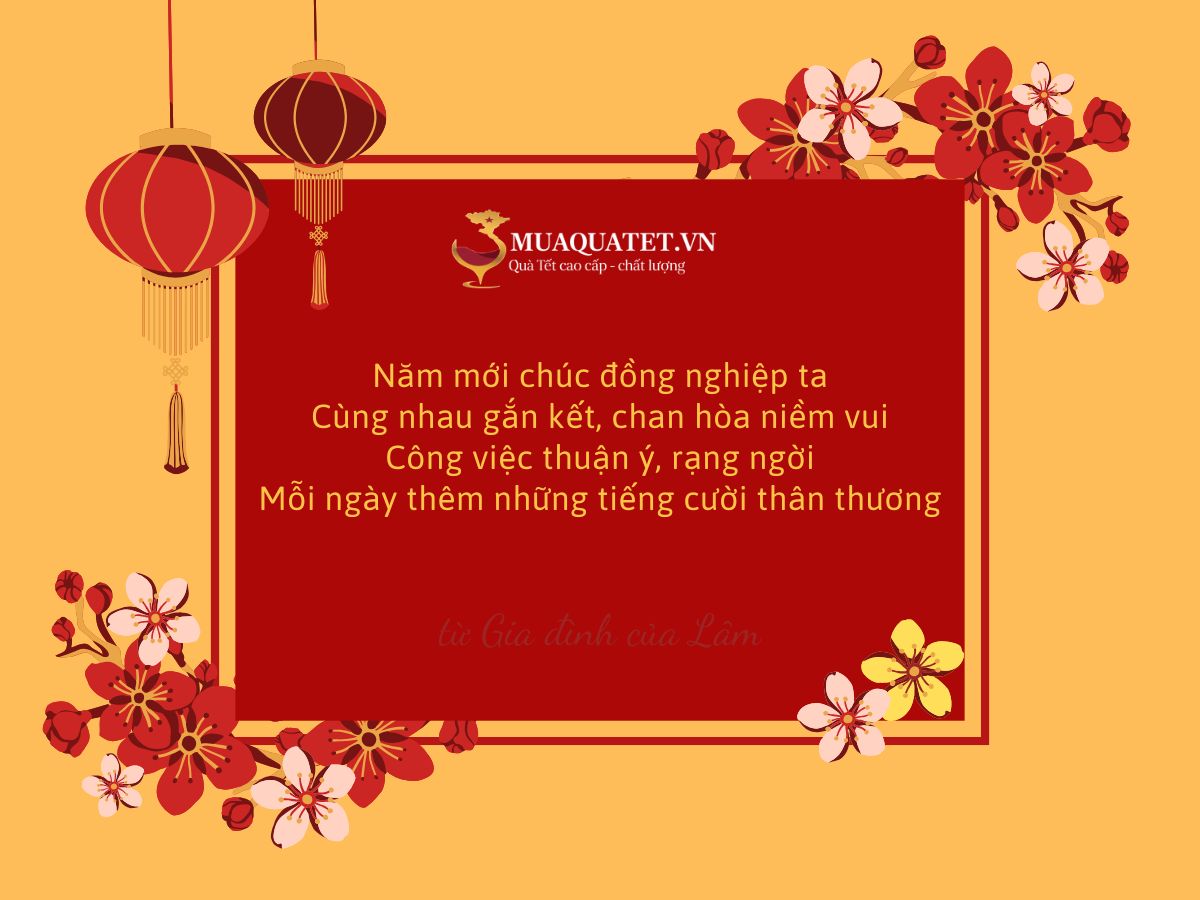 99+ Lời Chúc Tết Đồng Nghiệp Hay, Ngắn Gọn, Chân Thành 95 Thơ chúc Tết đồng nghiệp