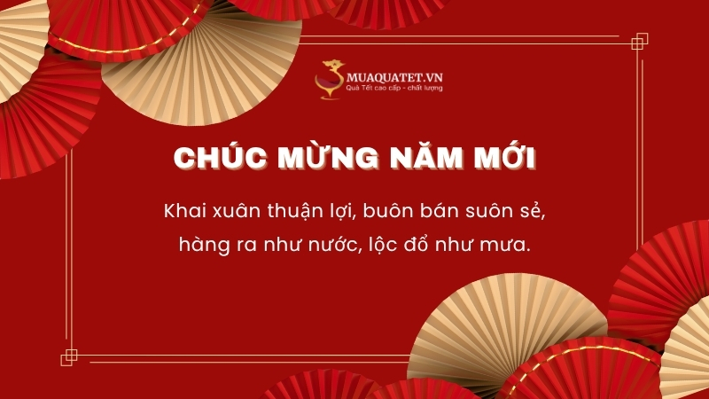 Lời chúc khai xuân, mở hàng đầu năm cho công ty, cửa hàng 14 Lời chúc khai xuân đầu năm cho cửa hàng