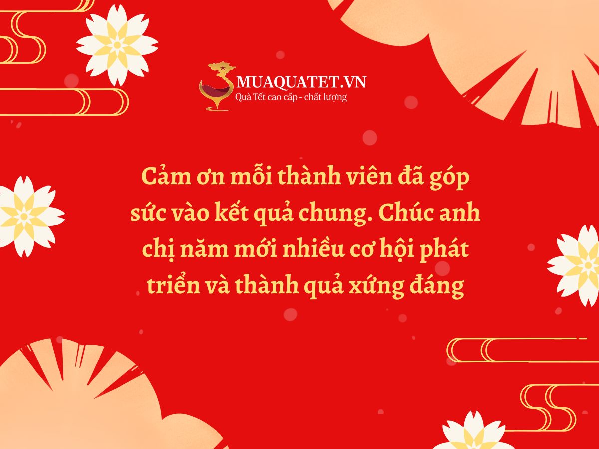 Lời chúc trang trọng từ Ban Lãnh đạo