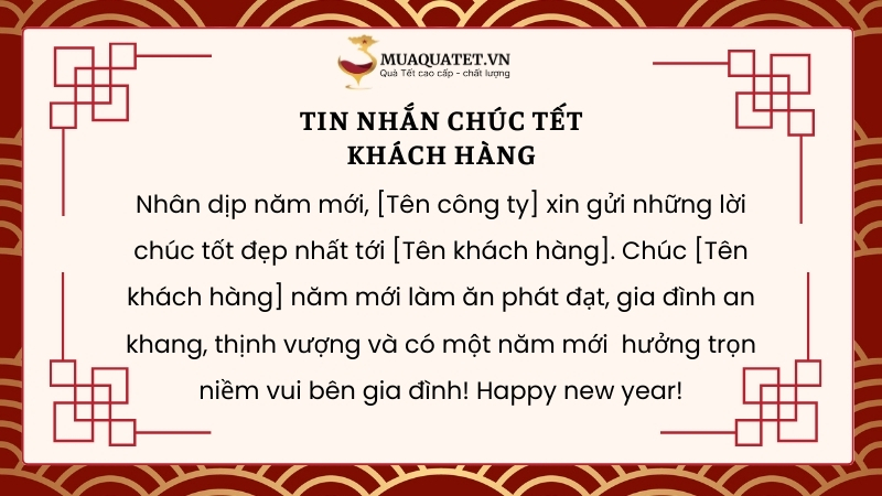 99+ tin nhắn chúc mừng năm mới, chúc Tết hay, ý nghĩa 14 tin nhắn chúc mừng năm mới khách hàng
