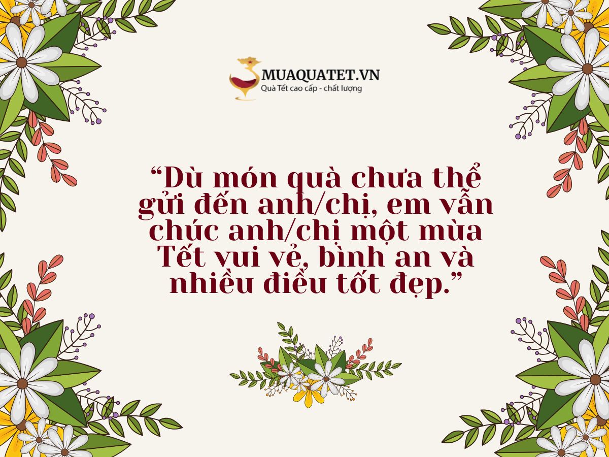 Câu nói khi quà bị gửi trả