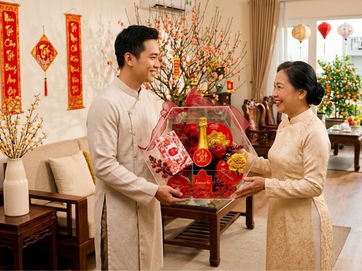 Những câu cần tránh khi biếu quà Tết
