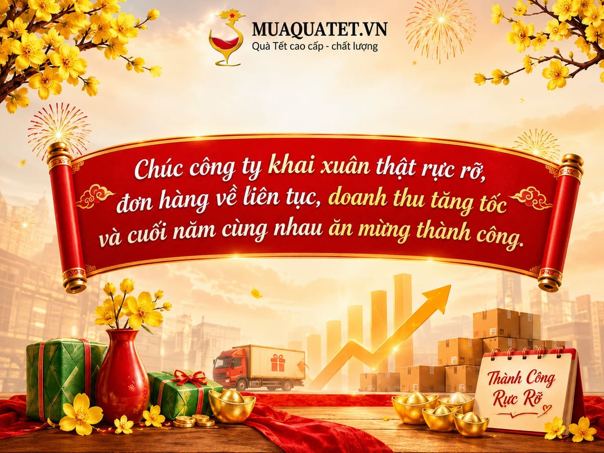 Lời chúc Tết công ty gần gũi, vui vẻ 
