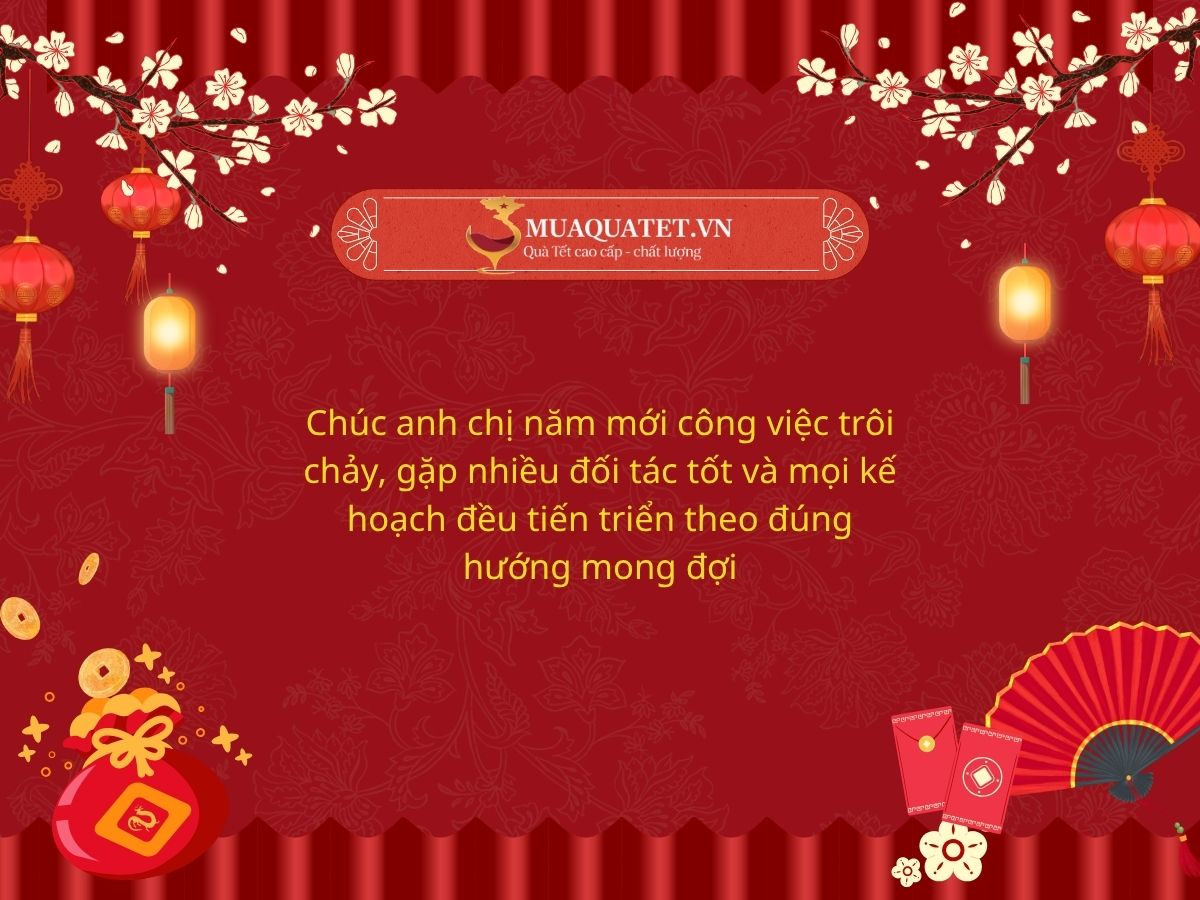 Lời chúc công việc thuận lợi