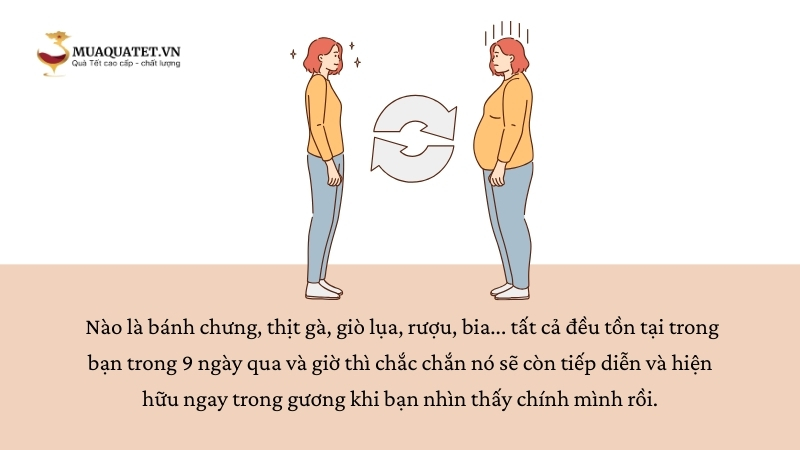 60+ Stt Hết Tết Hài Hước, Ngắn Gọn, Cap Facebook Hết Tết 13 Stt sau Tết tăng cân